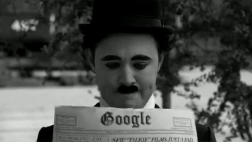 Charlie Chaplin, omagiat de Google intr-un mod inedit