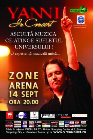 Concurs Superlative: castiga bilete la concertul Yanni!