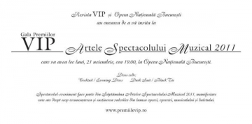 Gala Premiilor VIP pentru Artele Spectacolului Muzical 2011