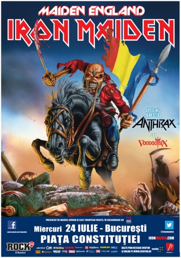 Maiden England Show, pentru prima oara la Bucuresti